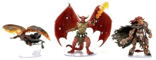 Wizkids D&D Icons of The Realms: Archdevils - Bael, Bel, and Zariel Figurines (3 pcs.)