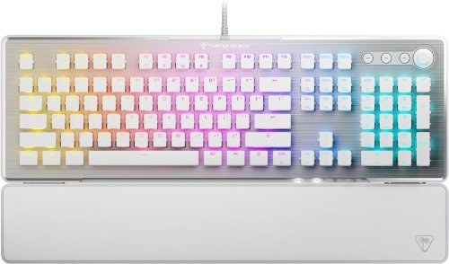 Turtle beach Vulcan II RGB 100% white wired mechanical keyboard (Titan II Red switch, US)
