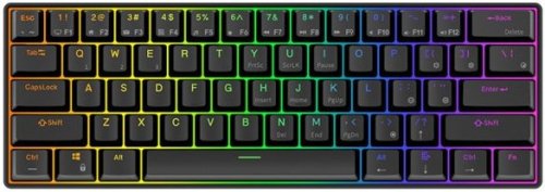 Royal kludge RK61 TKL Keyboard | 60%, Hot-swap, Blue Switches, US, Black