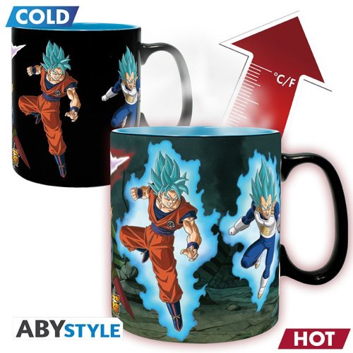 Abystyle DRAGON BALL SUPER Mug - Saiyans vs. Black | Heat Change 460 ml