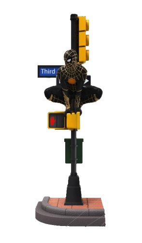 Beast kingdom Spider-Man: No Way Home - Black and Gold Suit statue | 16 cm