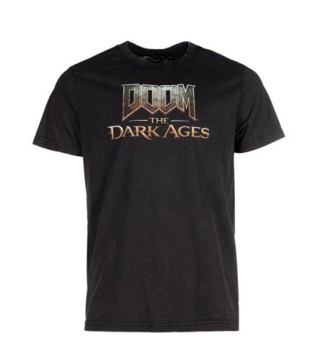 Dpi merchandising gmbh DOOM - The Dark Ages - Acid Washed Logo T-shirt | M Size