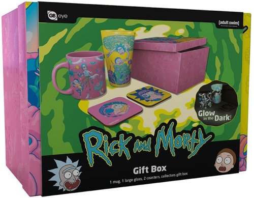 Gb eye Rick &amp; Morty Mug and Glass Set