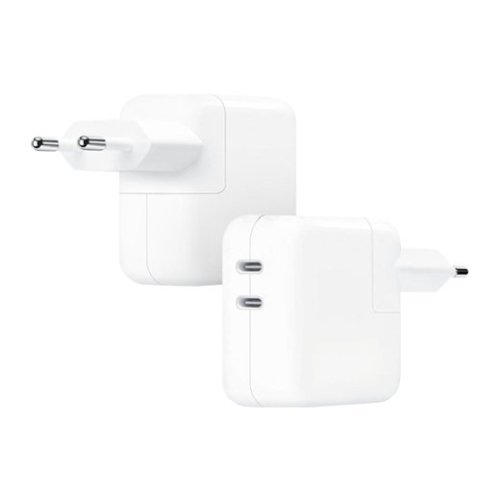 Apple 35W Dual USB-C Port Power Adapter - White