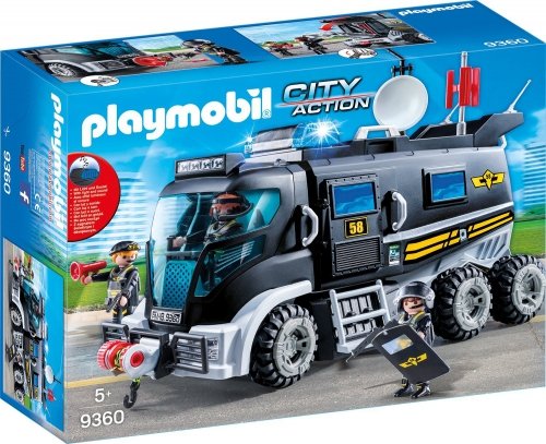 Playmobil 9360 - City Action Sek Truck With Light And Sound Game