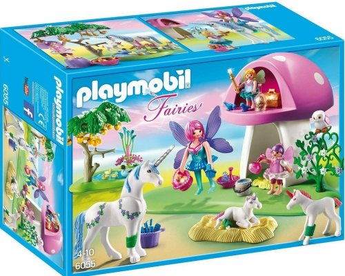 Playmobil 6055 - Fairies With Toadstool House