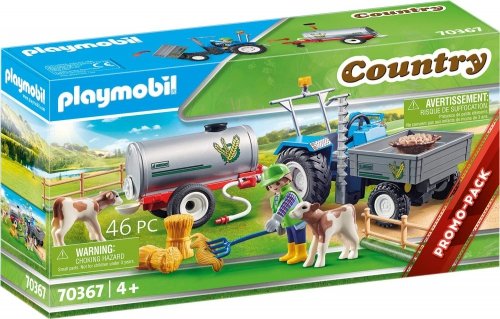 Playmobil 70367 - Country Charging Tractor With Water Tank