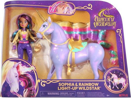 Spin master - Unicorn Academy Set Sophia And Wildstar Rainbow Light