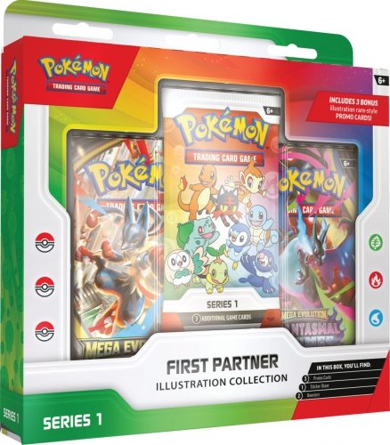 Pok&eacute;mon Pokemon - TCG First Partner Illustration Collection Series 1