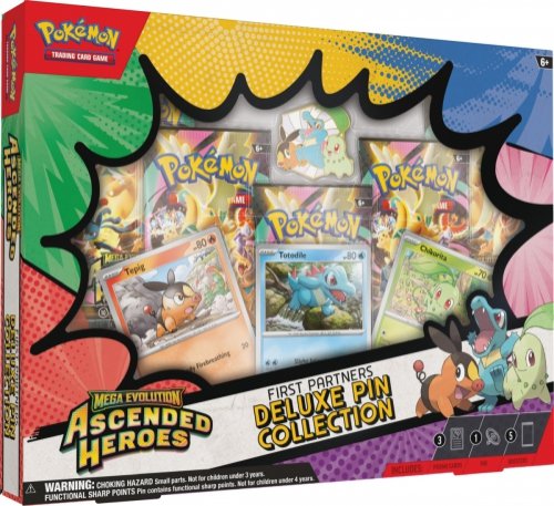 Pok&eacute;mon Pokemon - TCG Mega Evolution Ascended Heroes First Partners Deluxe Pin Collection