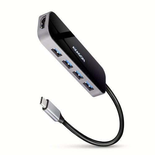 Axagon I/O HUB USB-C 6IN1/0.2M HMC-6H4A
