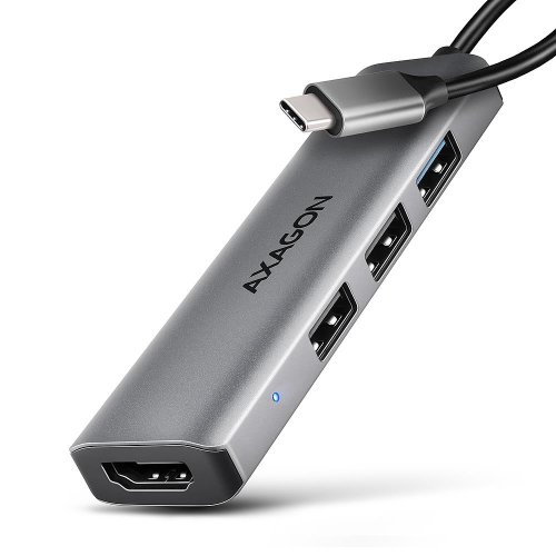 Axagon I/O HUB USB-C 4IN1/0.15M HMC-H3A