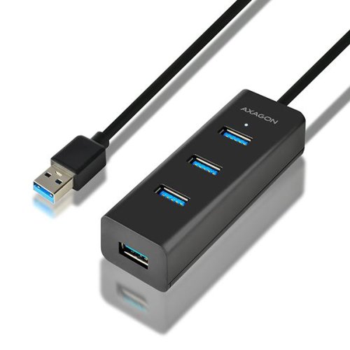 Axagon I/O HUB USB3.0 4PORT CHARGING/1.2M HUE-S2BL