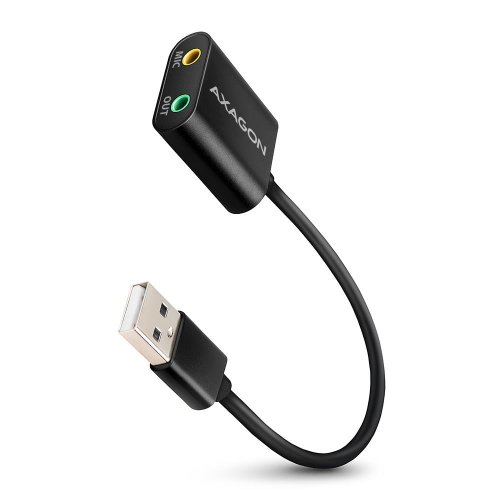 Axagon SOUND CARD USB2.0 48KHZ/16BIT/0.15M ADA-12