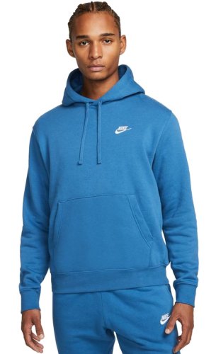 Nike Sportswear Club Hoodie PO BB - dark marine blue/dark marine blue/white