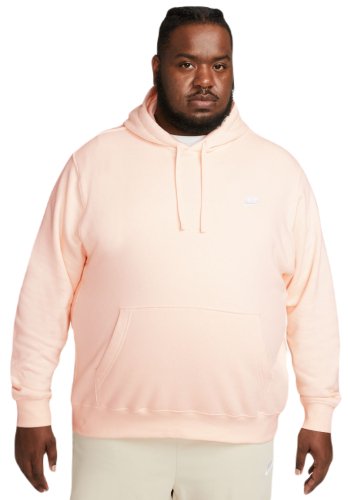 Nike Sportswear Club Fleece Pullover Hoodie - guava ice/guava ice/white
