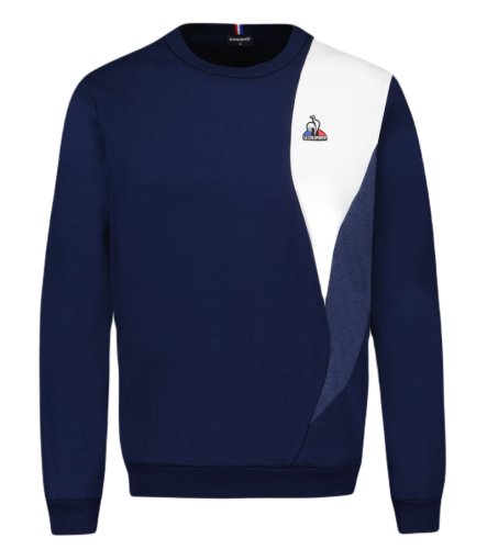 Le coq sportif SAISON 1 Crew Sweat N°1 SS23 - bleu nuit