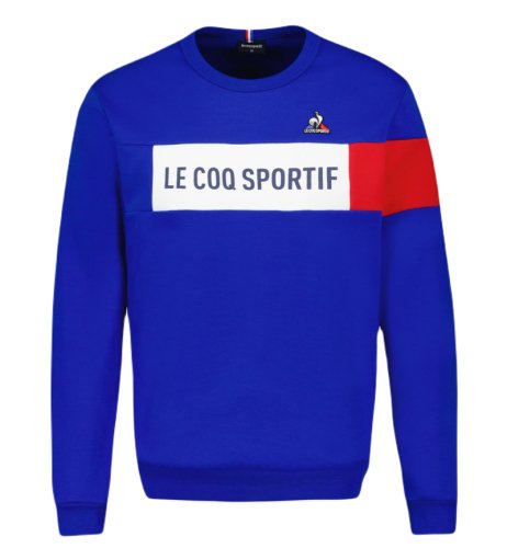 Le coq sportif TRI Crew Sweat N&deg;1 SS23 - bleu electro