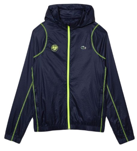 Lacoste SPORT Roland Garros Edition After-Match Jacket - navy blue/yellow