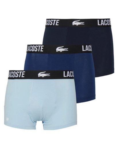 Lacoste Cotton Strech Trunk 3P - navy blue/methylene-creek