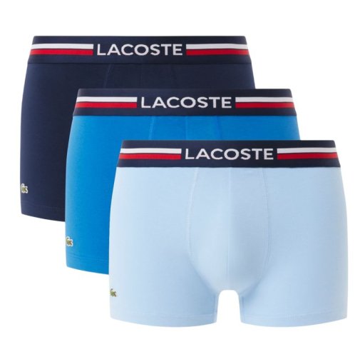 Lacoste Stretch Cotton Trunks 3P