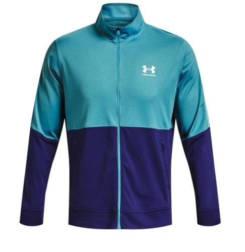 Under armour Men's UA Pique Track Jacket - glacier blue/sonar blue