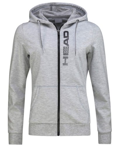 Head Club Greta Hoodie FZ W - grey melange