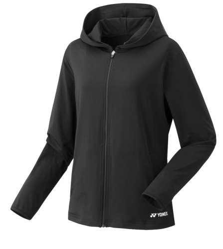 Yonex Womens Full-Zip Hoodie - black