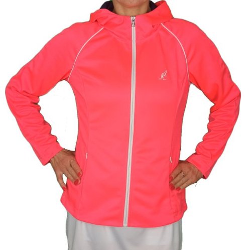 Australian Jacket in Double with Printed - psycho red