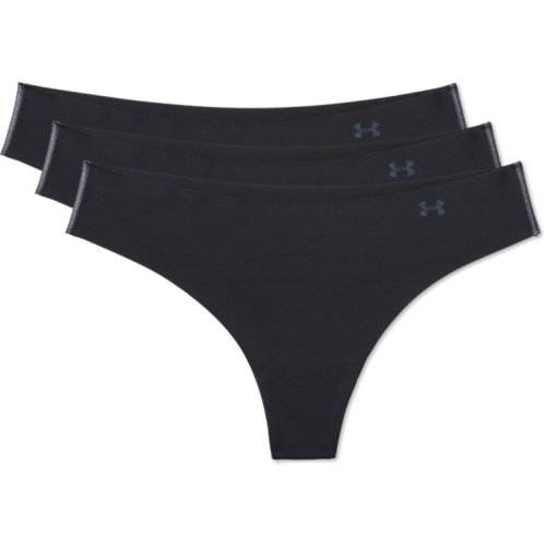 Under armour Women's UA Pure Stretch Thong Underwear 3-Pack - black