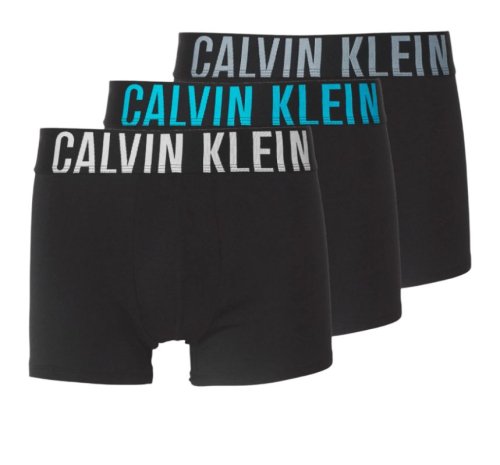 Calvin klein Boxer Briefs Intense Power 3P - black//turquoise/white