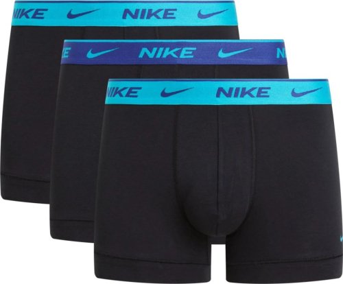 Nike Dri-Fit Everyday Cotton Stretch 3P - black/dusty cactus/royal blue