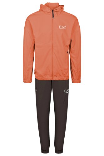EA7 Man Woven Tracksuit - orange/black