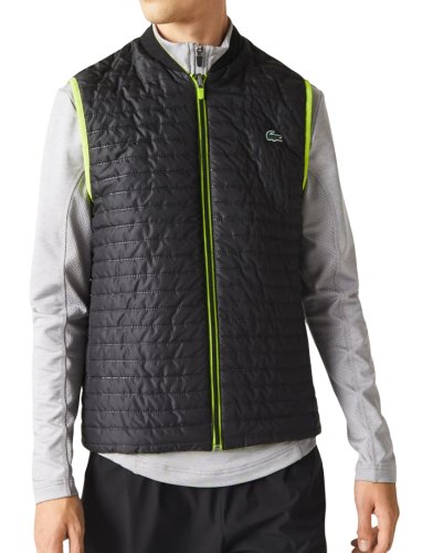 Lacoste SPORT Padded And Reversible Vest Jacket - yellow/black