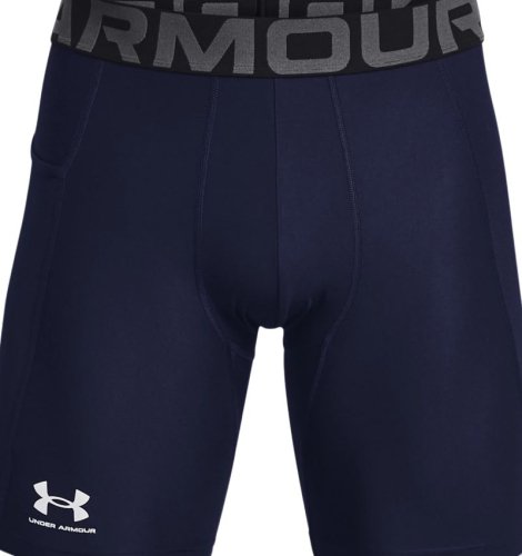 Under armour Men's HeatGear Armour Compression Shorts - midnight navy/white