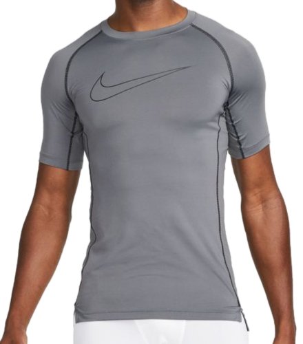 Nike Pro Dri-Fit Tight Top SS M - iron grey/black/black