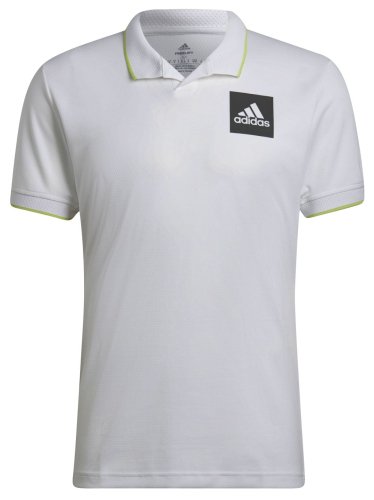 Adidas Paris Heat.Rdy Tennis Freelift Polo M - white/pulse lime