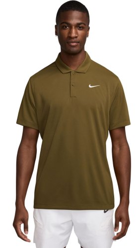 Nike Court Dri-Fit Solid - olive flak/white