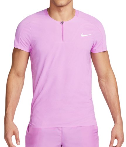 Nike Court Dri-Fit Adventage Slam Tennis Polo - rush fuchsia/white