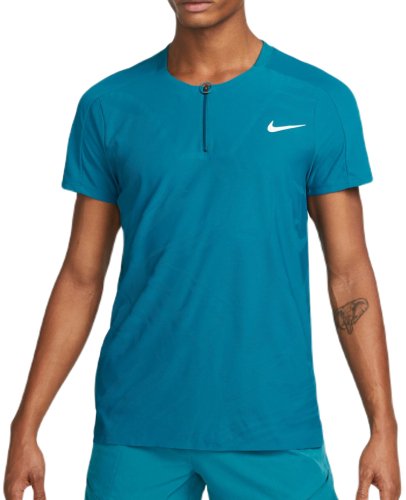 Nike Court Dri-Fit Adventage Slam Tennis Polo - green abyss/white