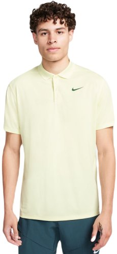 Nike Court Dri-Fit Pique Polo - luminous green/fir