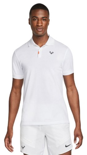 Nike Rafa Slim Polo - white/black