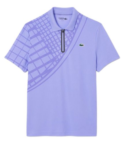 Lacoste Ultra Dry Printed Slim Fit Tennis - purple