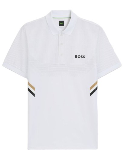 Boss Active Slim Fit With Moisture Management - white