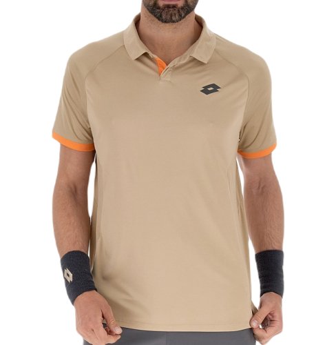 Lotto Tech II D2 Polo - pepper/light brown