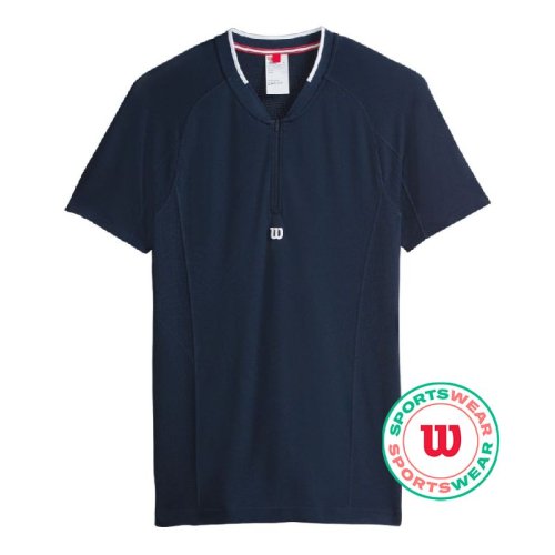 Wilson Players Seamless Zip Henley 2.0 - classic navy