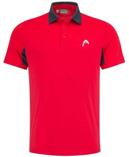 Head Slice Polo Shirt - red