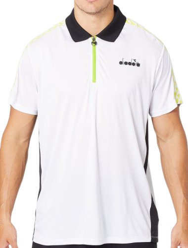 Diadora SS Polo Challenge - white/black