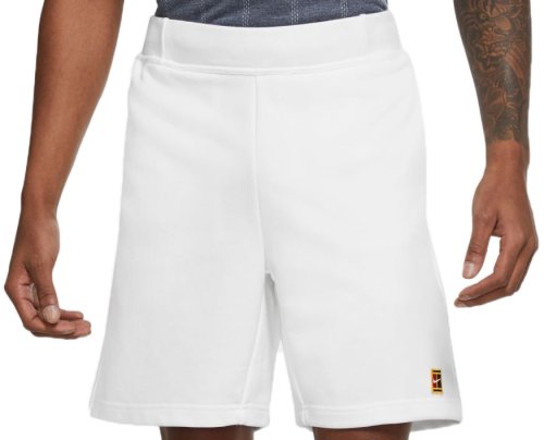 Nike Court Fleece Tennis Shorts M - white