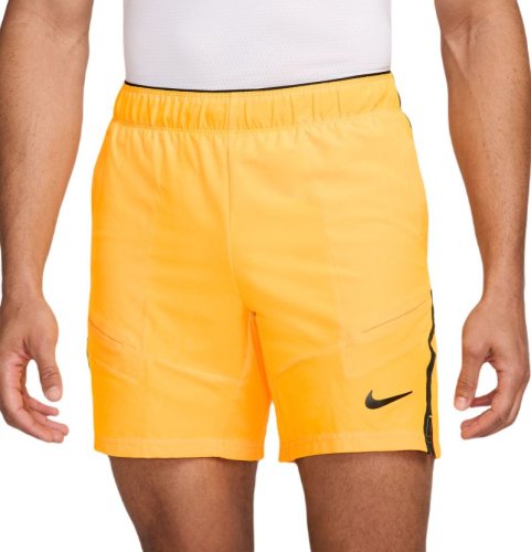 Nike Court Dri-Fit Advantage 7" Tennis Short - laser orange/black/black